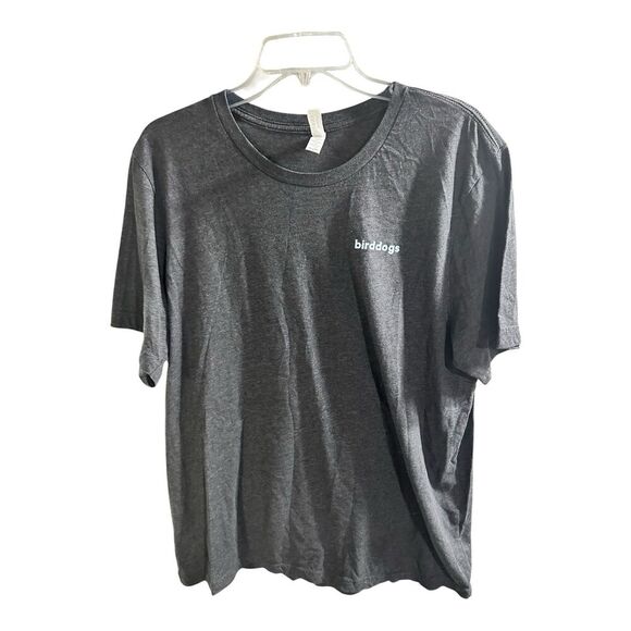 Bird Dogs Shirt Unisex XL Gray Casual Graphic Tee Logo Blue Camo Tshirt Gorpcore - Picture 1 of 5